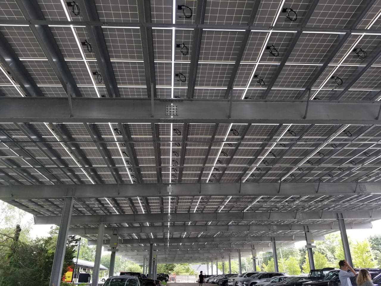 MBTA canopy underside